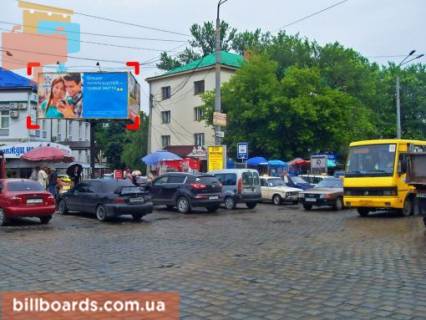 Билборд B в Ивано-Франковске пл. Привокзальна, зліва фото 1