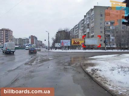 Билборд A в Ивано-Франковске вул. Івасюка – Вовчинецька (Гагаріна), справа фото 1