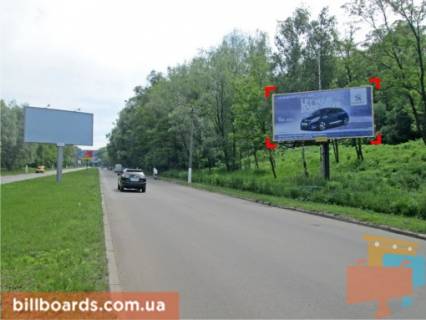 Білборд, Бігборд (Борд)  A у Чернівцях вул. Ізмайлівська - Українських добровольців (Білоруська) Фото 1
