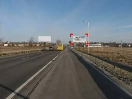 Billboard A in Lviv с. Малі Підліски (Київська траса, напрямок до Києва), конструкція ||, 5х12 м Photo 1