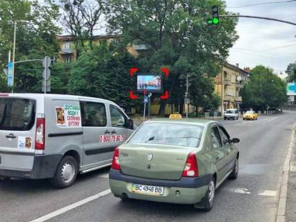 Видеоборд A в Львове пер. вул.  Сахарова – Горбачевського,, розмір 2,3 х 3,2 м екран - 563409 фото 1