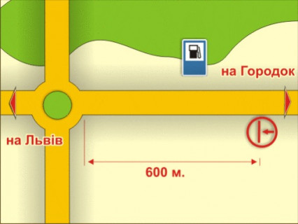 Билборд B в Зимна Вода (Зимна Вода) с. Зимна Вода (на Городок), 4х8 м схема