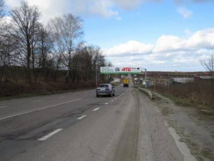 Білборд, Бігборд (Борд)  Р/П у Львові с. Великі Грибовичі (на Ковель, Раву-Руську) (напрямок до Ковеля) АРКА 3 х 18 м Фото 1