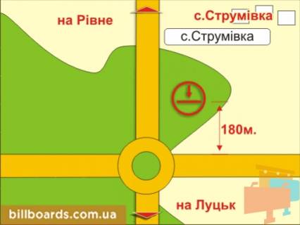 Нестандарт B в Луцке с. Підгайці (напрямок на Рівне), 4x8 м схема