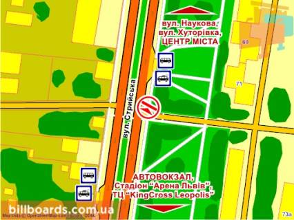 Призма A в Львове вул. Стрийська, 69, призма 1 - 139694 схема