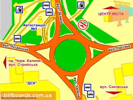 Призма A в Львове пер. вул. Зелена –  вул. Пасічна,  зліва призма 3 - 139704 схема