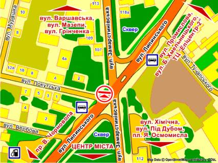 Призма B в Львове вул. Замарстинівська – Липинського (на перехресті), призма 1 - 176652 схема