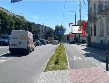 Скроллер A в Львове вул. Шевченка, 77 (біля зупинки), розмір 2,3 х 3,2 м скролл - 566082 фото 1