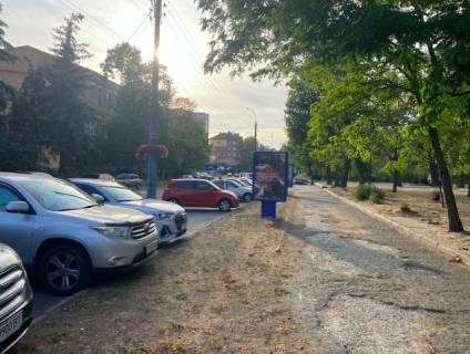Ситилайт A в Черкассах, 1.2x1.8  ул.Замковий Узвіз ЦЕНТР Ресторан Чайка фото 1