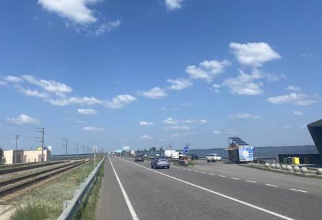 Билборд A в Черкассах, 6x3  Дамба смотровая площадка солнечные Витряки фото 1