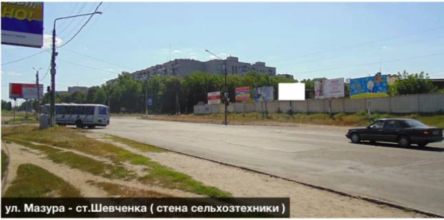 Білборд, Бігборд (Борд)  A у Смілі, 6x3  ул. Мазура, станция Шевченка, транспортная розвязка Фото 1