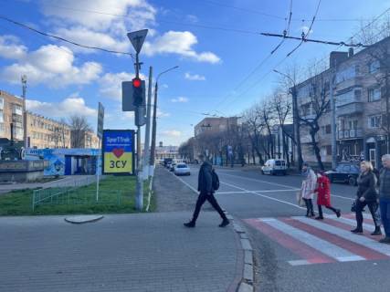 Ситилайт B в Черкассах, 1.2x1.8  ул.Смілянська/ул.Вернигори жд вокзал фото 1