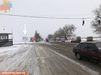 Билборд A в Черкассах ул.Смелянское шоссе / Русская поляна вьезд в Черкассы и Русскую Поляну фото 1