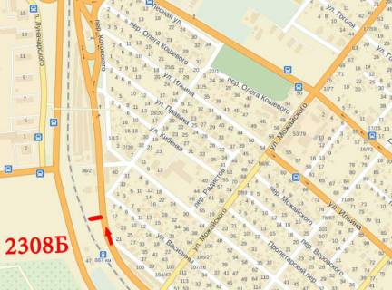 Билборд B в Черкассах пер. Івана Гонти (Котовського) 30ш №7 схема