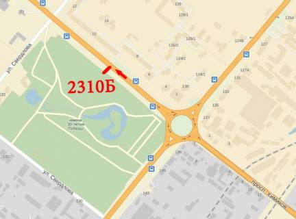 Білборд, Бігборд (Борд)  B у Черкасах вул.30 років Перемоги, в сторону Епицентра схема
