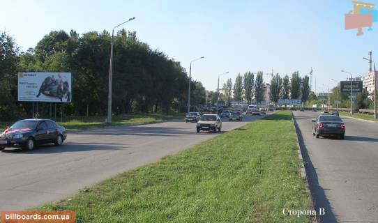 Билборд B в Запорожье, 3х6  Набережная магистраль / ул. Глиссерная фото 1