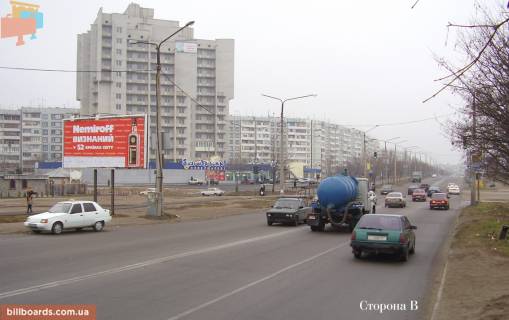 Билборд B в Запорожье ул. Хортицкое шоссе – ул. Курузова фото 1