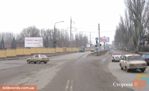 Билборд B в Запорожье, 3х6  Ул. Украинская – Ул. Стефанова фото 1