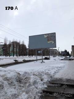 Billboard A in Kam'yanske (Dniprodzerzhinsk), 3x6  m.Kam'ans'ke, Zavods'kij rajon, prosp.V.Stusa, navproti bud. No2B Photo 1