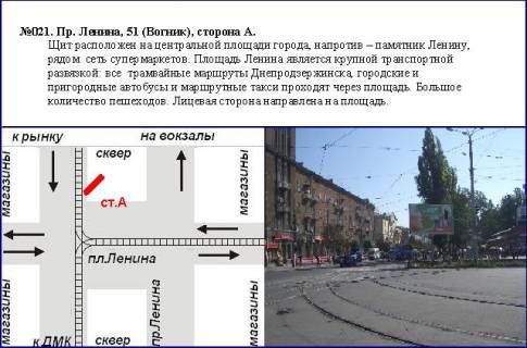 Призма A в Каменское (Днепродзержинск), 3x6  центр проспект Свободи, 51 (призматрон) маг.Вогнік, Заводський район - 254770 фото 1