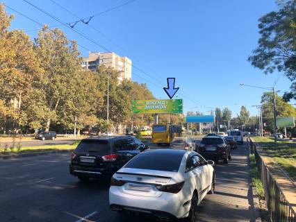 Мегаборд A в Одессе, 3x12  Георгія Липського вул. (Толбухіна). / Люстдорфська дор., 76 до центру (правий) фото 1