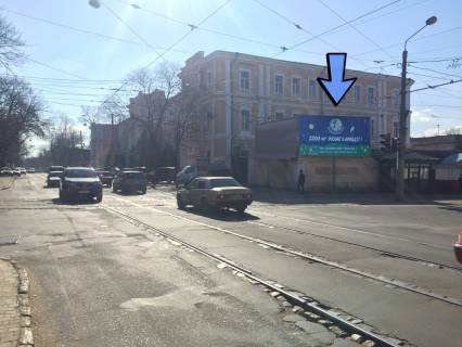 Билборд A в Одессе, 3x6x1  Старопортофранківська вул. / Кузьміна Тараса вул. (Градоначальницька) фото 1