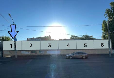 Billboard A in Odessa, 3x6x1  Мечникова вул. / Пантелеймонівська вул. (навпроти кінотеатра "Родина") №1 Photo 1
