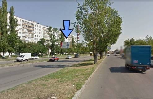 Billboard B in Odessa, 3x6x2  Dnepropetrovskaa doroga (Semena Palia) / Mahackalinskaa, 1 (na razdelitel'noj polose) Photo 1