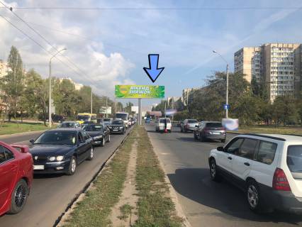 Мегаборд A в Одессе, 3x12  Небесної Сотні просп. (Маршала Жукова просп.). / Князя Ярослава Мудрого просп. (Академіка Глушка просп.). (правий) фото 1