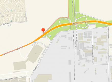 Билборд B в Одессе, 3x6x2  7 км Овідіопільської дороги  (н-я у город, Епіцентр,Метро,6 Елемент) схема