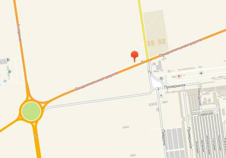 Билборд A в Одессе Овидиопольская дорога-7 км (остановка) схема