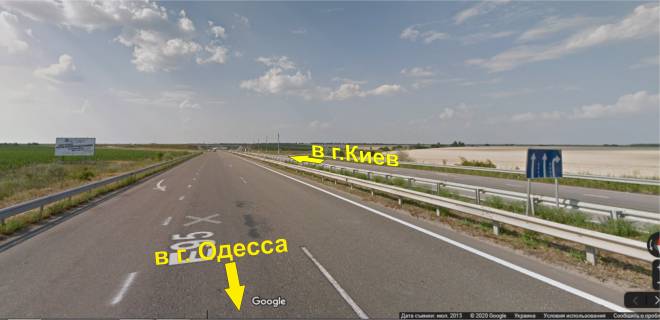 Билборд B в Одессе а/д Одесса-Киев, р-н Любашевского моста фото 1