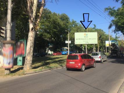 Билборд A в Одессе, 3x6x2  Адміральський пр. / Докова вул. фото 1