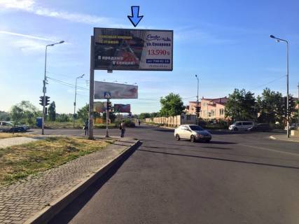 Билборд B в Одессе, 3x6x1  Заболотного угол Сахарова №34 фото 1