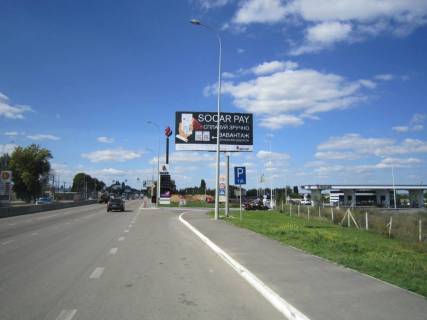 Билборд A в Одессе, 3x6x2  Київське шосе (Ленінградське шосе)-Чапаєва (Нова Лінія, Нова пошта,Салон MERCEDES,АЗС Сокар,АЗС Shell,Металобази) фото 1