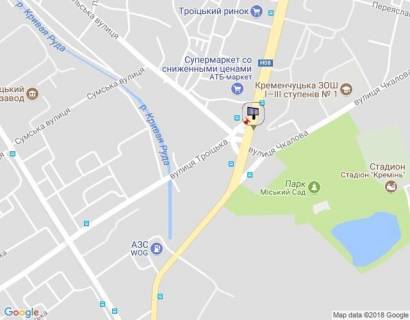 Призматрон, Призма A у Кременчуці, 3 х 6  Свободи просп. (кол. 60-річчя Жовтня), 8а, перехр. з вул. Троїцькою і вул. Хорольською, біля Електростанції, навпроти супермаркету «АТБ» - 108939 схема