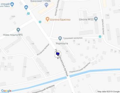 Билборд B в Кременчуге, 3 х 6  вул. Республіканська, 146, в'їзд в місто, р-н зупинки місцевого транспорту, відділення Нової пошти та ринку  схема