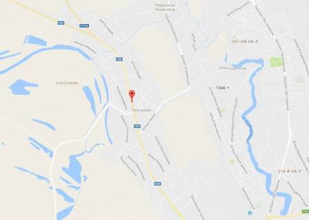 Билборд A в Песчаном, 3 х 6  Піщане, вул. Київська, біля будинку 114, р-н церкви схема
