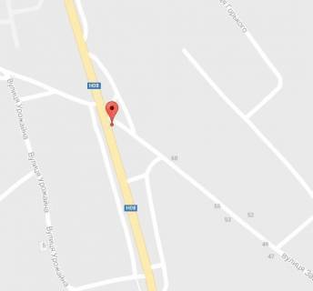 Билборд A в Песчаном, 3 х 6  Піщане, вул. Київська, біля будинку 68, перехр. з вул. Заводською, біля магазину «ЛюіС» схема