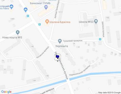 Билборд A в Кременчуге ул. Республиканская, 146, выезд из города, район рынка «Крюковчанка» схема