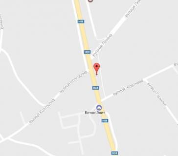 Билборд B в Песчаном, 3 х 6  Піщане, вул. Київська, перехр. з вул. Соборності, р-н супермаркету «Оптовичок» схема