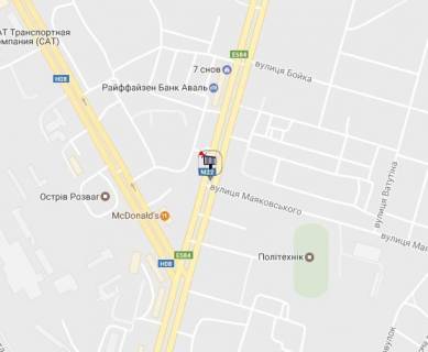 Billboard A in Kremenchuk, 3 х 6  prosp. Svobodi, 55, perehr. z st. Maakovs'kogo, r-n DK <<KrAZ>> i TC <<Merkurij>>, napramok z centru scheme