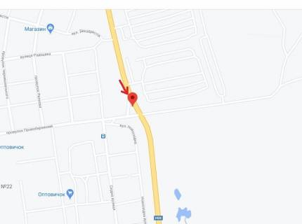 Билборд A в Кременчуге, 3 х 6  перехр. вул. Новосхідної та вул. Правобережної, автошлях Дніпро-Кременчук, виїзд з міста, р-н ресторану "Старий Томас" схема
