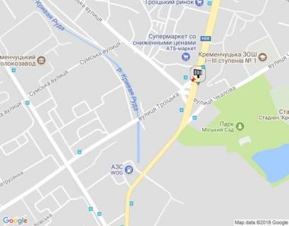 Призма A в Кременчуге, 3 х 6  Свободи просп. (кол. 60-річчя Жовтня), 8а, перехр. з вул. Троїцькою і вул. Хорольською, біля Електростанції, навпроти супермаркету «АТБ» - 108937 схема