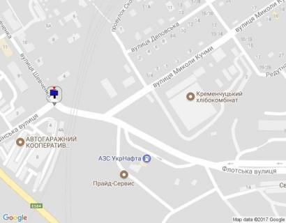 Billboard A in Kremenchuk, 3 х 6  st. Sevcenka perehr. z st. Ukrains'kou ta st. Velika Naberezna, r-n Avtovokzalu, Pridniprovs'kogo rinku ta Krukovskogo mostu scheme