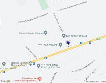 Billboard A in Kremenchuk, 3 х 6  prosp. Poltavs'kij, 45, r-n Central'noi rajonnoi likarni scheme
