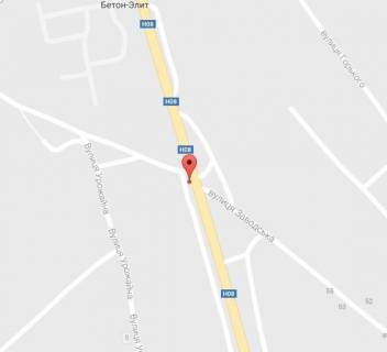 Billboard B in Kremenchuk, Peschane, 3 х 6  Pisane, st. Kiivs'ka, bila budinku 99/1 scheme