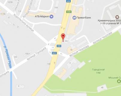 Призма A в Кременчуге, 3 х 6  Свободи просп. (кол. 60-річчя Жовтня), 8а, перехр. з вул. Троїцькою та вул. Хорольською, район супермаркету «АТБ» та електростанції - 87194 схема