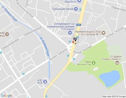 Призма A в Кременчуге, 3 х 6  Свободи просп. (кол. 60-річчя Жовтня), 8а, перехр. з вул. Троїцькою і вул. Хорольською, біля Електростанції, навпроти супермаркету «АТБ» - 108938 схема