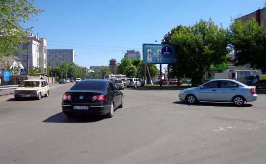Билборд A в Борисполе  ул.Котовского/50м к ул.Киевский шлях (А)/Фора,Укртелеком фото 1